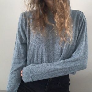 Prince & Fox XL Light Blue Cropped Sweater